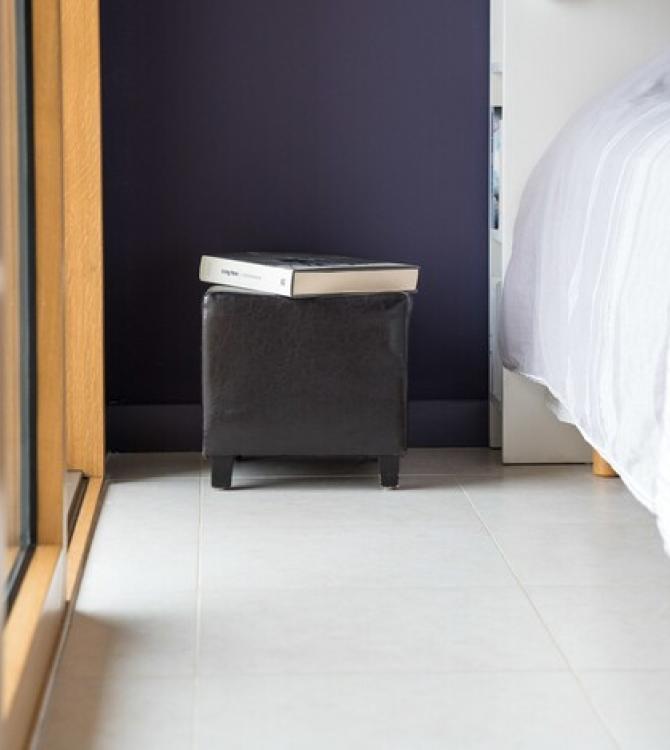 La chambre avant les travaux de rénovation